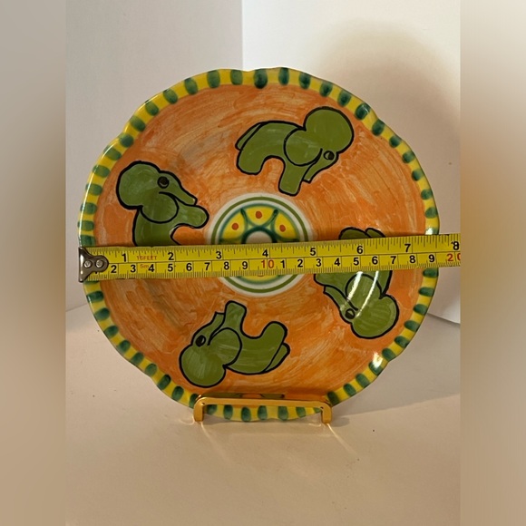 VTG Hanging Signed Fusco G. Amalfi Dip. A Mano plate. Made In Italy 6 Avail - Picture 5 of 7
